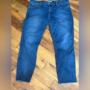 7 FOR ALL MANKIND 32 ✨ Roxanne ankle skinny Blue Denim Jeans EUC